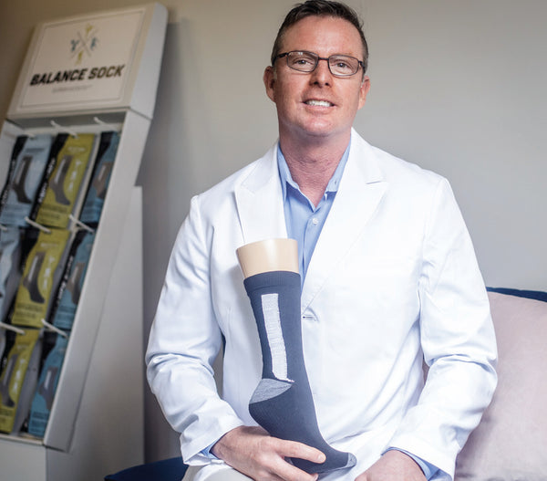 Balance Sock is latest product developed by local podiatrist